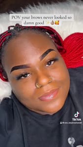 Eyebrow Tattoo result by KeCatoure Brows & Beauty Bar in Tuscaloosa, AL