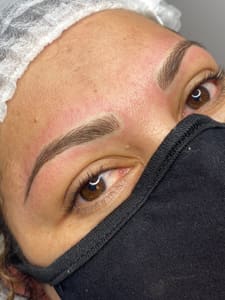 Eyebrow Tattoo result by Keissa Beauty Studio in Miami, FL