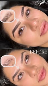 Eyebrow Tattoo result by KellBell Beauty LLC in Downers Grove, IL