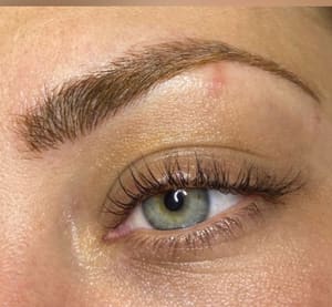 Eyebrow Tattoo result by Kellee Novak in Long Beach, MS