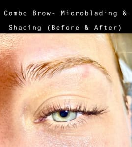 Eyebrow Tattoo result by Kellee Novak in Long Beach, MS