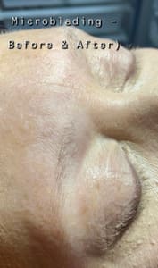 Eyebrow Tattoo result by Kellee Novak in Long Beach, MS