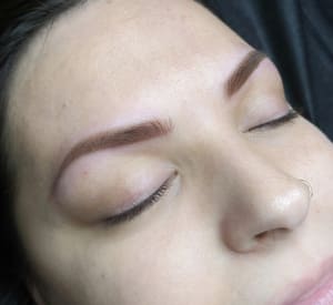 Eyebrow Tattoo result by Kelly McLean Tattoo in Houston, TX