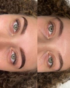 Eyebrow Tattoo result by Kendallpmu in Vacaville, CA