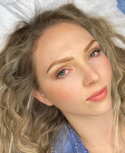 Eyebrow Tattoo result by Kendra Neal Studio in Brighton, MI