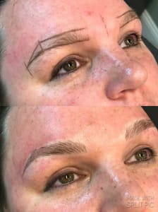 Eyebrow Tattoo result by Kendra Zwick Microblading in Canton, OH