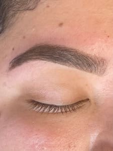 Eyebrow Tattoo result by KG Makeup & Spa in Homestead, FL
