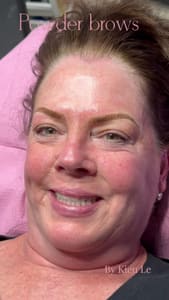 Eyebrow Tattoo result by KIEU’S BEAUTY Nails, Lashes & Brows in Vero Beach, FL