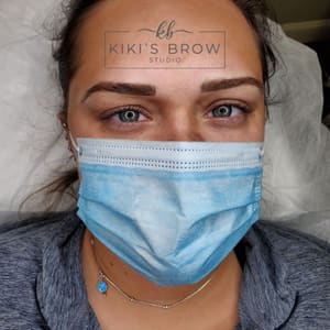 Eyebrow Tattoo result by Kiki's Brow Studio in Clinton Township, MI