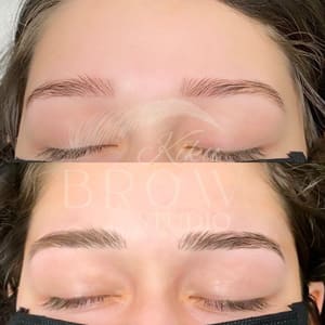 Eyebrow Tattoo result by Kiku Brow Studio in Houston, TX