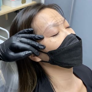Eyebrow Tattoo result by Kiku Brow Studio in Houston, TX