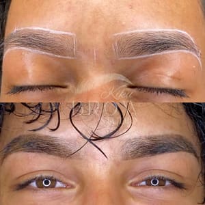 Eyebrow Tattoo result by Kiku Brow Studio in Houston, TX