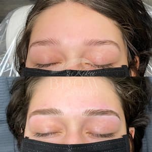 Eyebrow Tattoo result by Kiku Brow Studio in Houston, TX