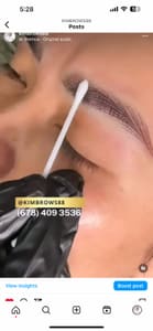 Eyebrow Tattoo result by Kim Brows Buckhead in Atlanta, GA