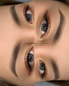 Eyebrow Tattoo result by Kim Brows Studio in Mckinney, TX