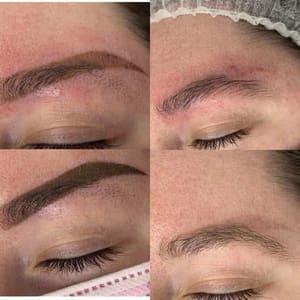 Eyebrow Tattoo result by Kim Brows Studio in Mckinney, TX