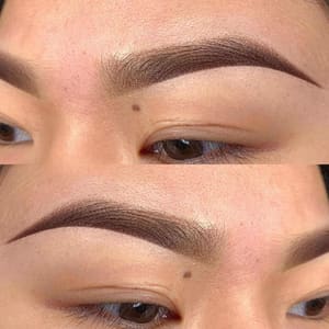 Eyebrow Tattoo result by Kim Brows Studio in Mckinney, TX