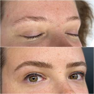 Eyebrow Tattoo result by Kimiko Cosmetic Tattoo in Buffalo, NY