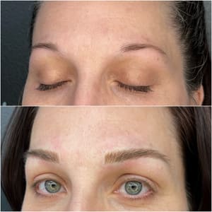 Eyebrow Tattoo result by Kimiko Cosmetic Tattoo in Buffalo, NY