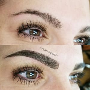 Eyebrow Tattoo result by KIMLAYSONBEAUTY - Permanent Makeup and Body Tattoo in Las Vegas, NV