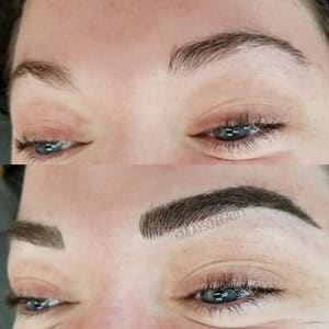 Eyebrow Tattoo result by KIMLAYSONBEAUTY - Permanent Makeup and Body Tattoo in Las Vegas, NV