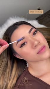 Eyebrow Tattoo result by Kimm Artistry in San Jose, CA