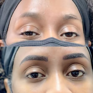 Eyebrow Tattoo result by Kiran's Eyebrow Threading in Lakeland, FL