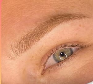 Eyebrow Tattoo result by KJ Cosmetics LLC in Pleasant Grove, UT