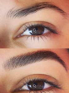 Eyebrow Tattoo result by KJ Cosmetics LLC in Pleasant Grove, UT