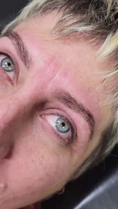 Eyebrow Tattoo result by Kl Beauty Place in Miami, FL