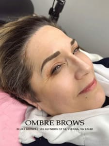 Eyebrow Tattoo result by Kluxe Brows By Kim in Vienna, VA