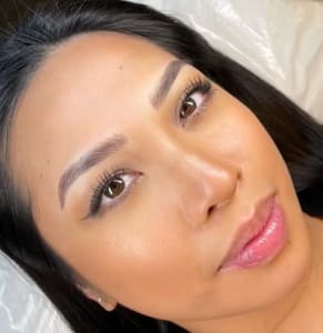 Eyebrow Tattoo result by KM Permanent Cosmetics in Olympia, WA