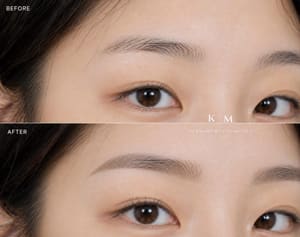 Eyebrow Tattoo result by KM Permanent Cosmetics in Olympia, WA