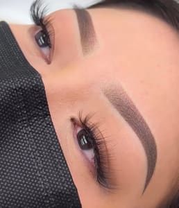 Eyebrow Tattoo result by KM Permanent Cosmetics in Olympia, WA