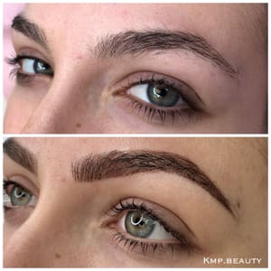 Eyebrow Tattoo result by KMP Beauty Lounge in Miami, FL