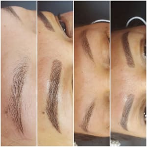 Eyebrow Tattoo result by Knock-out beauty salon suites in San Antonio, TX
