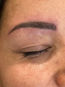 Eyebrow Tattoo result by KnockOut Ink in Danvers, MA