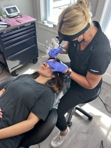 Eyebrow Tattoo result by KnockOut Ink in Danvers, MA