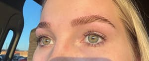 Eyebrow Tattoo result by Kollections Aesthetics in Lake City, MN
