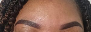 Eyebrow Tattoo result by Kr Beauty Studio & Academy in El Paso, TX