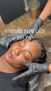 Eyebrow Tattoo result by Kr Beauty Studio & Academy in El Paso, TX