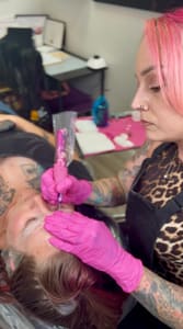 Eyebrow Tattoo result by Krakken Beauty in Fair Oaks, CA