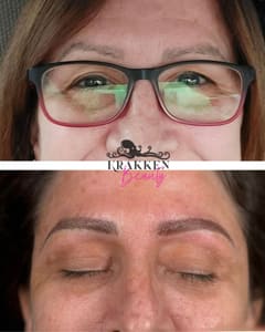 Eyebrow Tattoo result by Krakken Beauty in Fair Oaks, CA