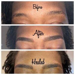 Eyebrow Tattoo result by Kreated by Kismet in Wichita Falls, TX