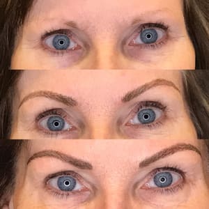 Eyebrow Tattoo result by Kris the Esty in Southlake, TX