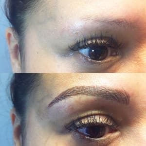 Eyebrow Tattoo result by Kris the Esty in Southlake, TX