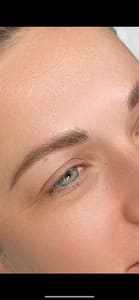 Eyebrow Tattoo result by Kristela Ink Studio & Academy in Monterey, CA
