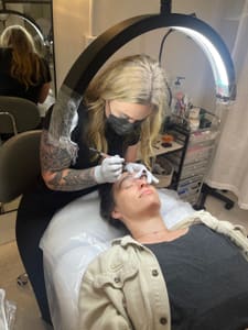 Eyebrow Tattoo result by Kristela Ink Studio & Academy in Monterey, CA