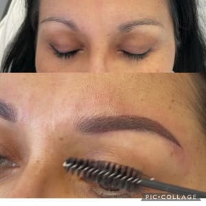 Eyebrow Tattoo result by Kristi Rae Permanent Makeup Studio in Palm Desert, CA