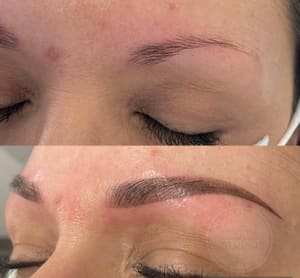 Eyebrow Tattoo result by Kristi Rae Permanent Makeup Studio in Palm Desert, CA
